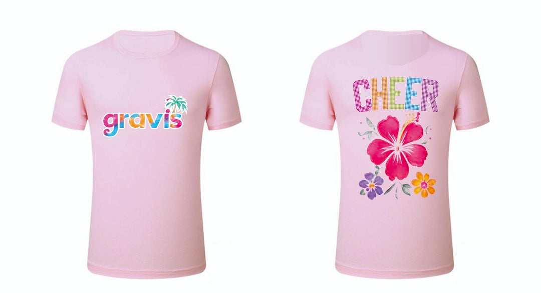 Gravis summer Tシャツ ピンク